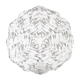Avet Plato Llano Anna Vidrio/Cristal Máquina Diámetro 28 cm Altura 2 cm (6 Unidades)